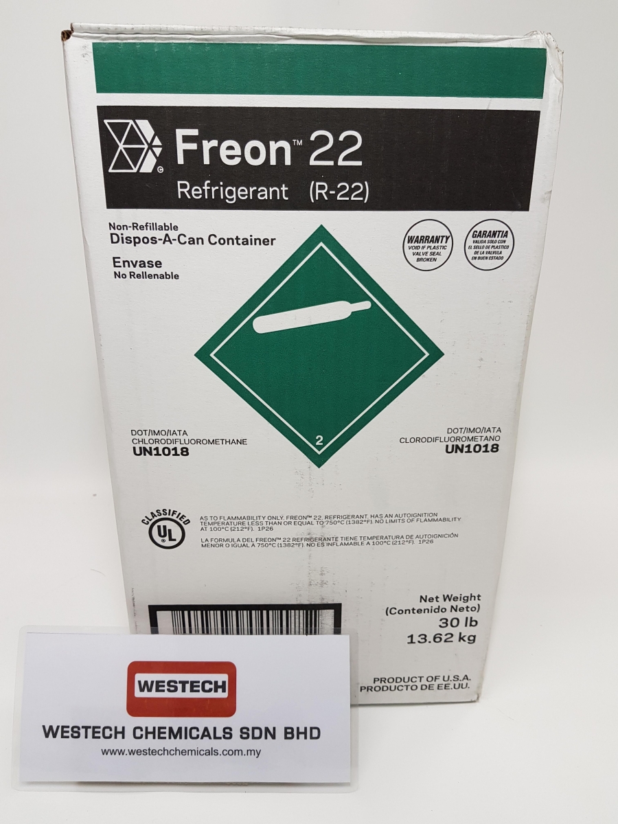 Chemours Freon 22 (USA) Freon Series Refrigerant Chemours Malaysia, Selangor, Kuala Lumpur (KL), Shah Alam Supplier, Suppliers, Supply, Supplies | IWATANI MALAYSIA SDN BHD