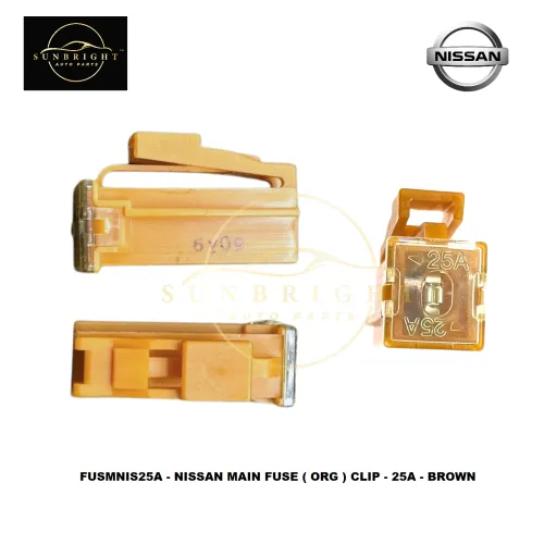 FUSMNIS25A - NISSAN MAIN FUSE ( ORG ) CLIP - 25A - BROWN