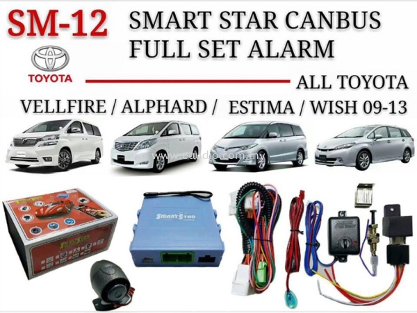 Smart Star Canbus Plug And Play Alarm For Toyota Vellfire, Alphard, Estima And Wish Smart Star Alarm Security System Selangor, Malaysia, Kuala Lumpur, KL, Ampang. Supplier, Suppliers, Supplies, Supply | E Audio Auto Accessories