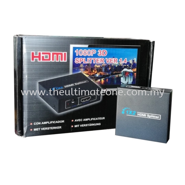 1X2 HDMI Splitter Accessories Johor Bahru (JB), Malaysia, Gelang Patah Supply, Supplier, Suppliers | The Ultimate One Enterprise