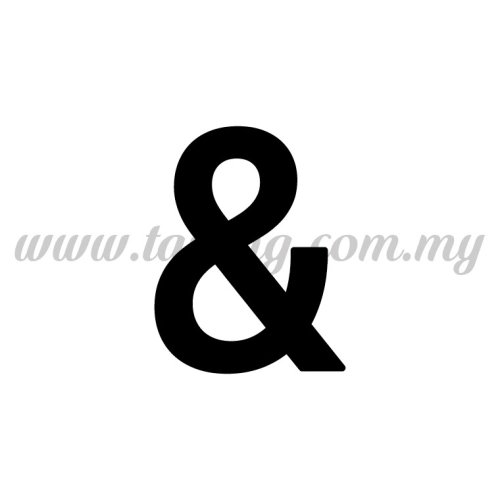 Sticker Number "&" - Regular (SK-&5)