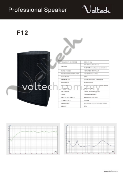 F12 Voltech Speaker & SUB Johor Bahru, JB, Johor, Malaysia. Supplier, Suppliers, Supplies, Supply | Voltech Professional