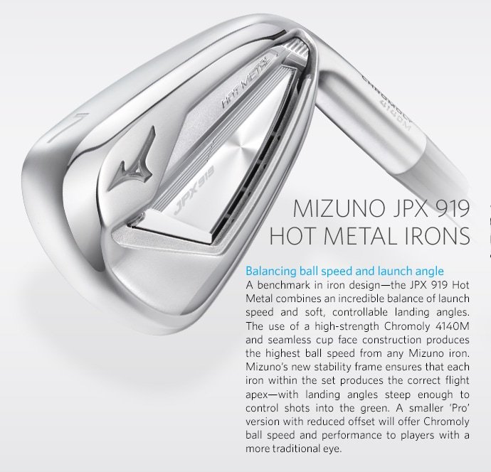 mizuno jpx 919 hot metal graphite irons