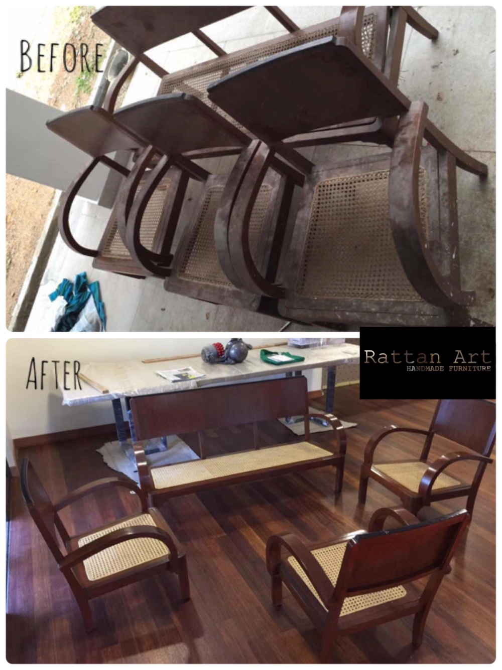 Repair Wooden Chair With Rattan Weave