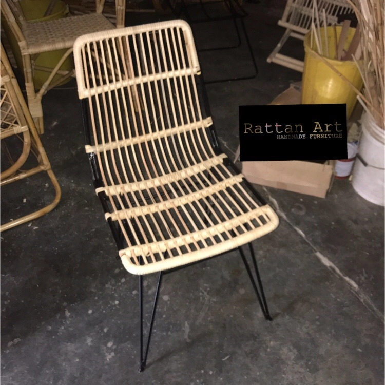 Custom Made Rattan Dining Chair 