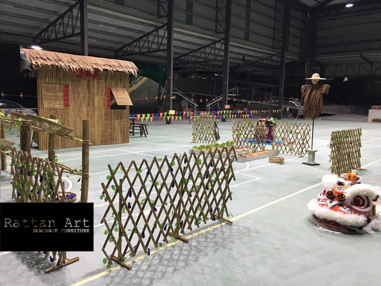 Custom Made Bamboo House / Bamboo Rack / Bamboo Gate / Atap Scarecrow