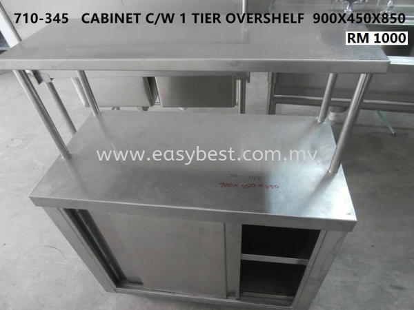 USED : 710-345 CABINET C/W 1 TIER OVERSHELF RM1000 Used-Kitchen Equipments Seri Kembangan, Selangor, Kuala Lumpur (KL), Batu Caves, Malaysia Supplier, Supplies, Manufacturer, Design, Renovation | Easy Best Marketing Sdn Bhd