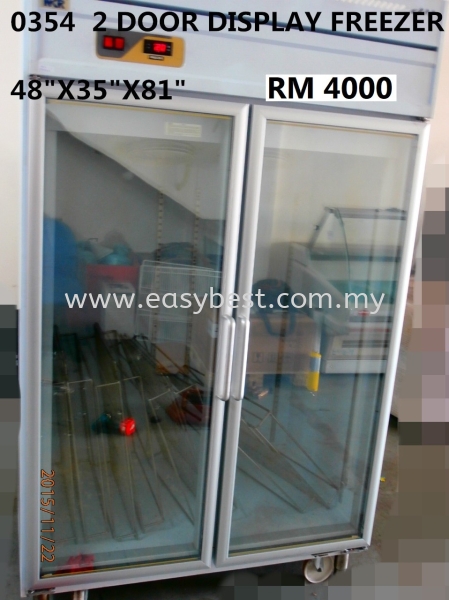 USED : 0354 2 DOOR DISPLAY FREEZER  Used-Kitchen Equipments Seri Kembangan, Selangor, Kuala Lumpur (KL), Batu Caves, Malaysia Supplier, Supplies, Manufacturer, Design, Renovation | Easy Best Marketing Sdn Bhd