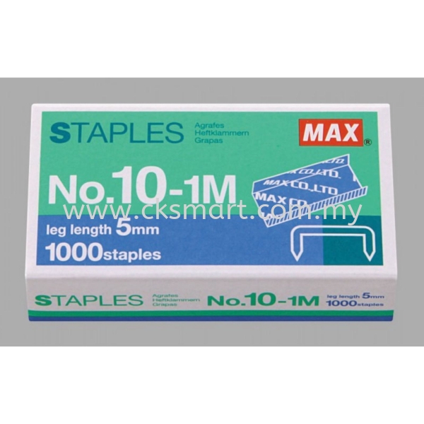 MAX STAPLES 10-1M  Puncher & Clips Johor Bahru (JB), Malaysia, Pekan Nanas, Skudai Supplier, Suppliers, Supply, Supplies | CK Smart Trading