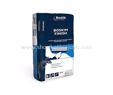 BOSTIK BOSKIM FINISH COAT CEMENTITIOUS FILLING & LEVELLING PLASTER 25KG (GREY) Bostik Smart Adhesive & Waterproofing Solutions Building Material Johor, Malaysia, Ayer Hitam Supplier, Wholesaler, Supply, Supplies | Sharikat Berjaya