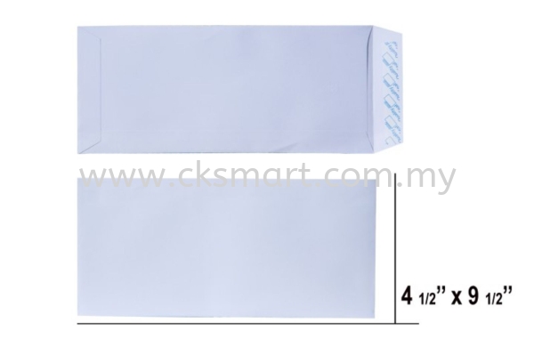 4.5 X 9.5 WHITE ENVELOPE  Envelopes Johor Bahru (JB), Malaysia, Pekan Nanas, Skudai Supplier, Suppliers, Supply, Supplies | CK Smart Trading