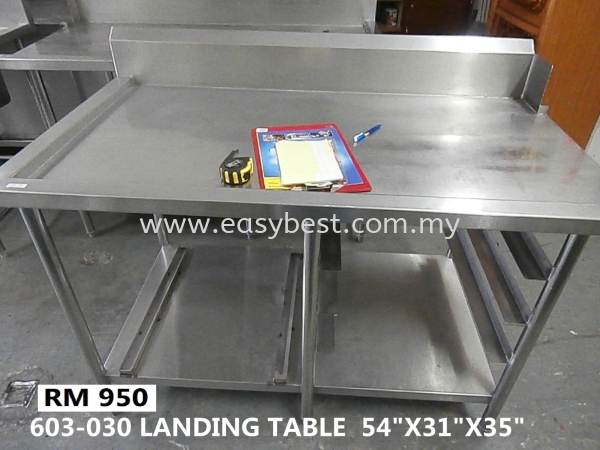 USED : 603-030 LANDING TABLE 54"X31'X35" LINK WITH 603-031 Used-Kitchen Equipments Seri Kembangan, Selangor, Kuala Lumpur (KL), Batu Caves, Malaysia Supplier, Supplies, Manufacturer, Design, Renovation | Easy Best Marketing Sdn Bhd