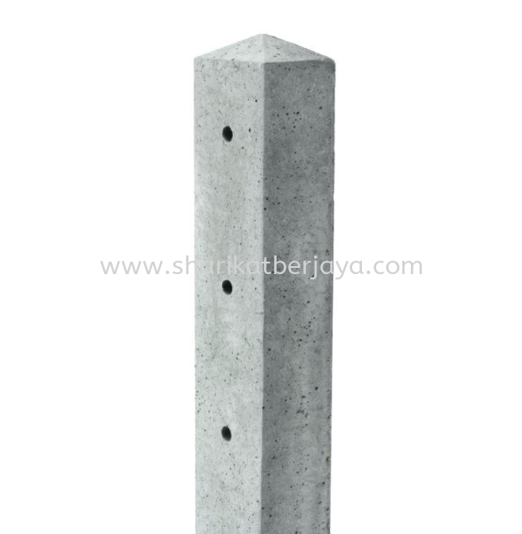 CONCRETE FENCE POST 3" X 3" X 6' Other Cement Product Building Material Johor, Malaysia, Ayer Hitam Supplier, Wholesaler, Supply, Supplies | Sharikat Berjaya