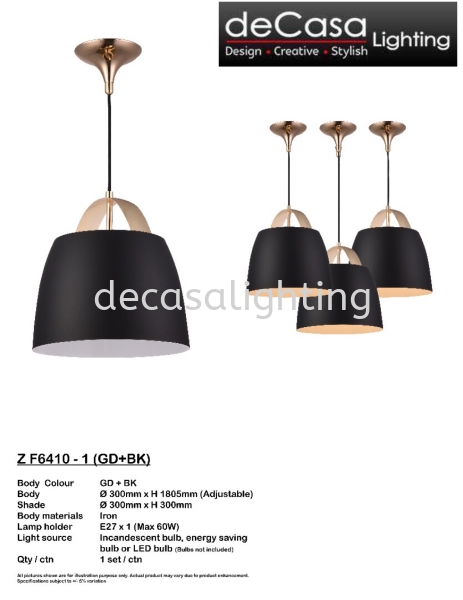 Aluminium Pendant Light Metal Type Pendant Light PENDANT LIGHT Selangor, Kuala Lumpur (KL), Puchong, Malaysia Supplier, Suppliers, Supply, Supplies | Decasa Lighting Sdn Bhd