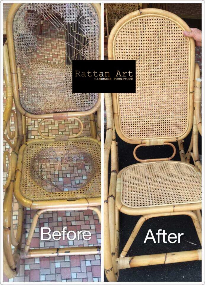 Repair Rattan Rocking Chair 