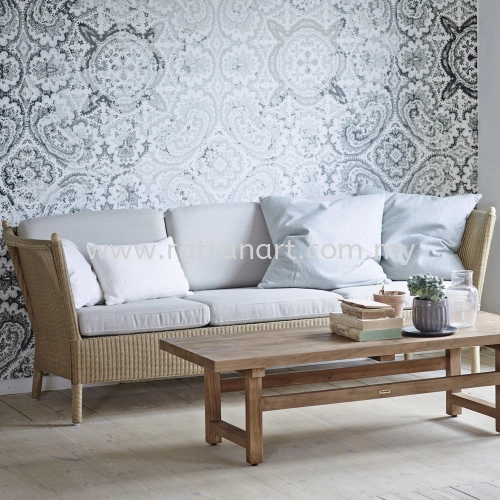 RATTAN SOFA VALEDA - 3 SEATER