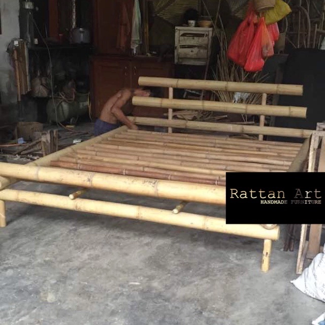 Custom Made Bamboo Bed Frame 