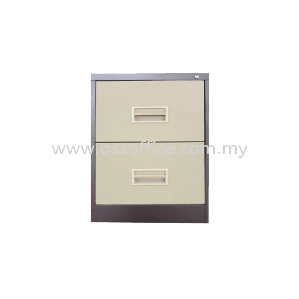 S106 / CB - 2 Drawers Filling Cabinet with Recess Handle C/W Ball Bearing Slide Filling Cabinet Steel Cabinet & Safe Box Selangor, Malaysia, Kuala Lumpur (KL), Klang Supplier, Suppliers, Supply, Supplies | OSS Office System Sdn Bhd