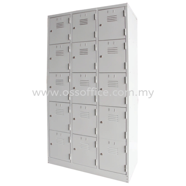 15 Compartments Steel Locker Multiple Locker Steel Cabinet & Safe Box Selangor, Malaysia, Kuala Lumpur (KL), Klang Supplier, Suppliers, Supply, Supplies | OSS Office System Sdn Bhd