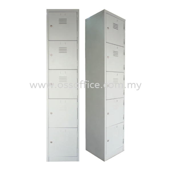 S114/E  - 5 Compartments Steel Locker Locker Steel Cabinet & Safe Box Selangor, Malaysia, Kuala Lumpur (KL), Klang Supplier, Suppliers, Supply, Supplies | OSS Office System Sdn Bhd