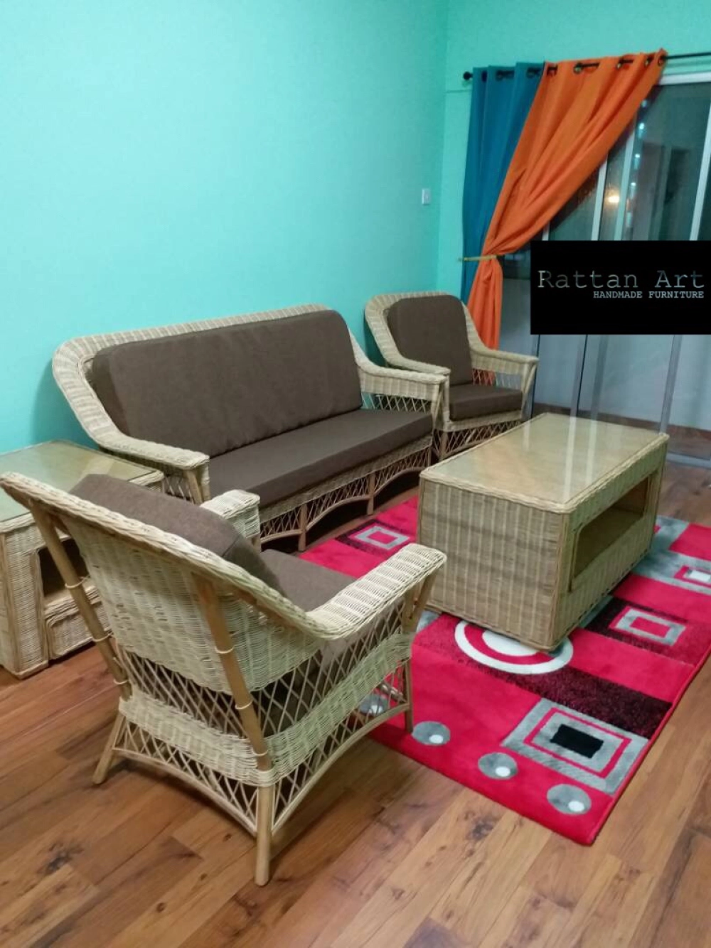 Custom Made Rattan Sofa Set