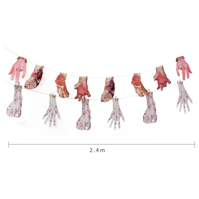 Halloween Hanging Flag - Hand/Foot