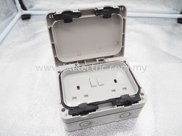 NNE 13A 2G Weatherproof Swt Skt NNE Weatherproof Switch & Switch Socket IP56 Johor Bahru (JB), Malaysia, Johor Jaya Wholesaler, Supplier, Supply, Supplies | B & L Electric Sdn Bhd