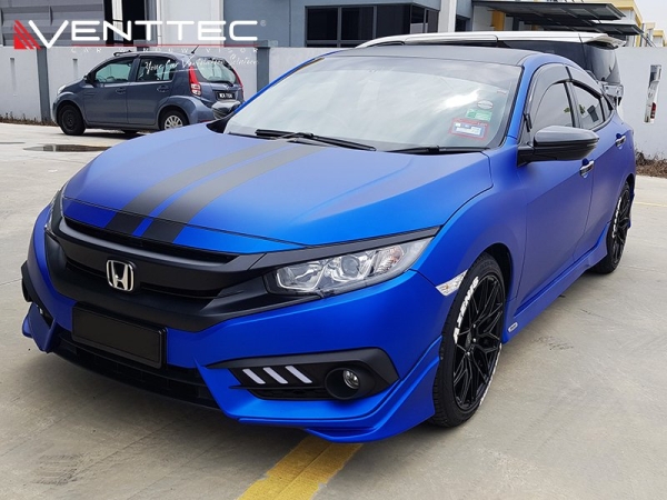 HONDA CIVIC (FC) 2016 - 2021 = VENTTEC DOOR VISOR HONDA VENTTEC Malaysia, Selangor, Kuala Lumpur (KL), Semenyih Manufacturer, Supplier, Supply, Supplies | Venttec Supply (M) Sdn Bhd