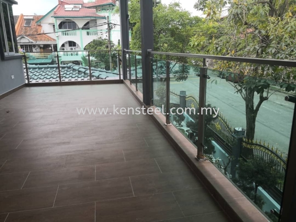 SS304 Glass fencing_028 Stainless steel Glass fencing Seri Kembangan, Selangor, Kuala Lumpur, KL, Malaysia. Supplier, Suppliers, Supplies, Supply | Kensteel