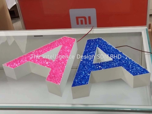 INDOOR Diamond surface embossed 3D LED Lettering Selangor, Malaysia, Kuala Lumpur (KL), Puchong Manufacturer, Supplier, Supply, Supplies | The Intelligence Design Sdn Bhd