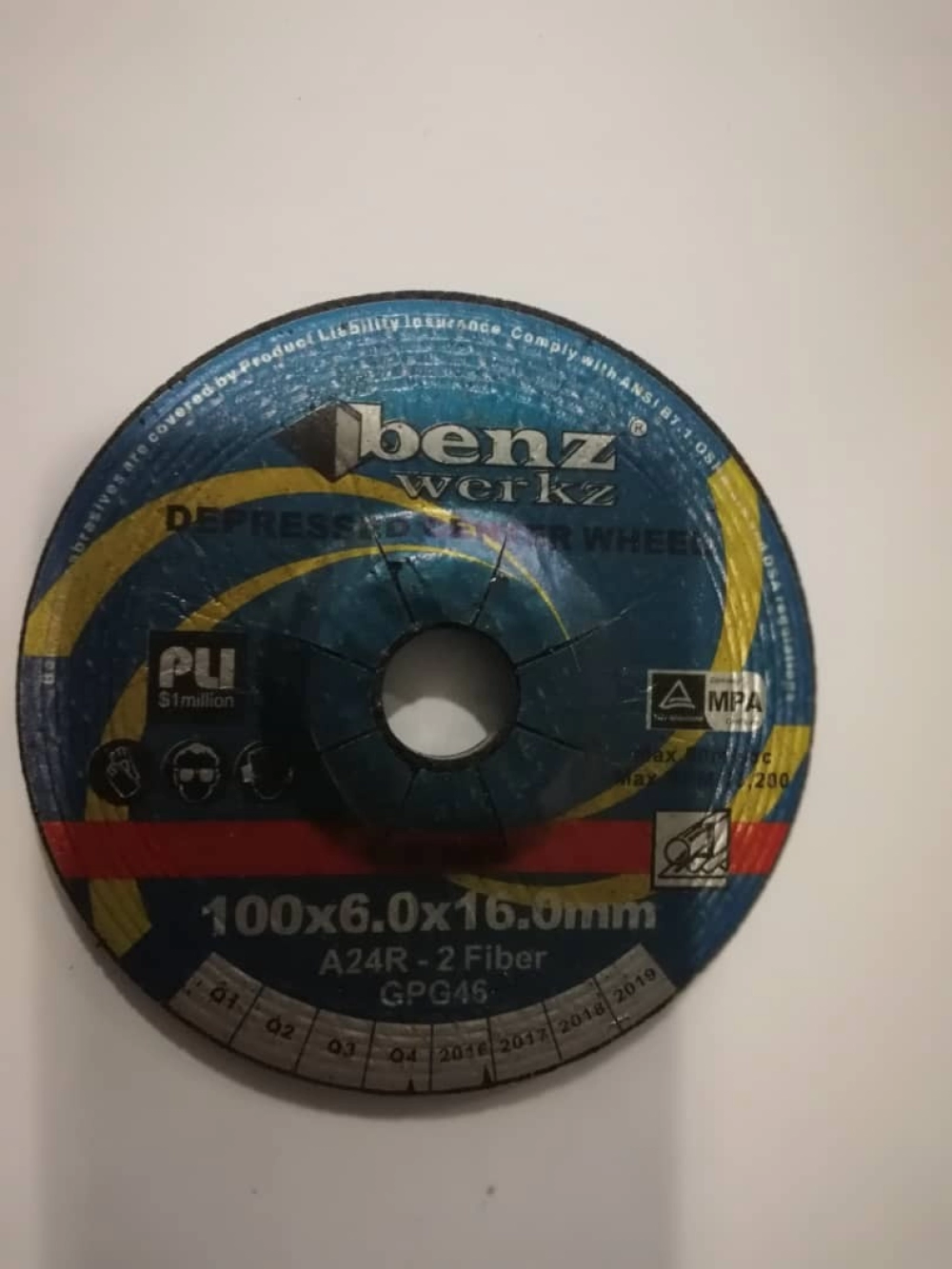 GRINDING WHEEL 4" X 6.0