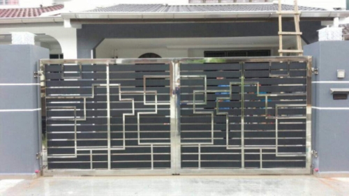 To supply & installation stainless steel door gate , grill gate 