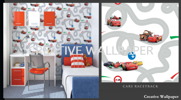 DF72599 cars racetrack G & B - Kids @ Home - 2017 Germany Wallpaper - Size: 53cm x 10m Kedah, Alor Setar, Malaysia Supplier, Supply, Supplies, Installation | Creative Wallpaper