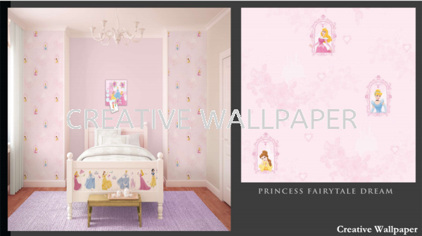 D71699 princess fairytale dream G & B - Kids @ Home - 2017 Germany Wallpaper - Size: 53cm x 10m Kedah, Alor Setar, Malaysia Supplier, Supply, Supplies, Installation | Creative Wallpaper