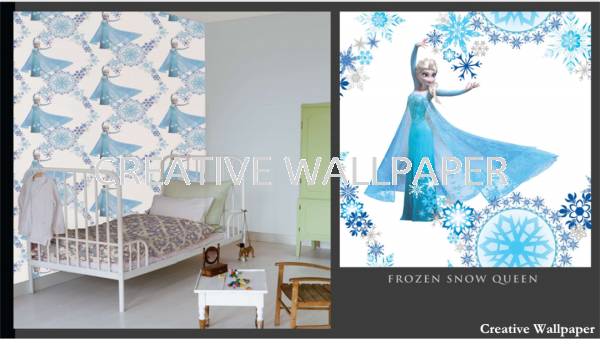 70-540 frozen snow queen G & B - Kids @ Home - 2017 Germany Wallpaper - Size: 53cm x 10m Kedah, Alor Setar, Malaysia Supplier, Supply, Supplies, Installation | Creative Wallpaper