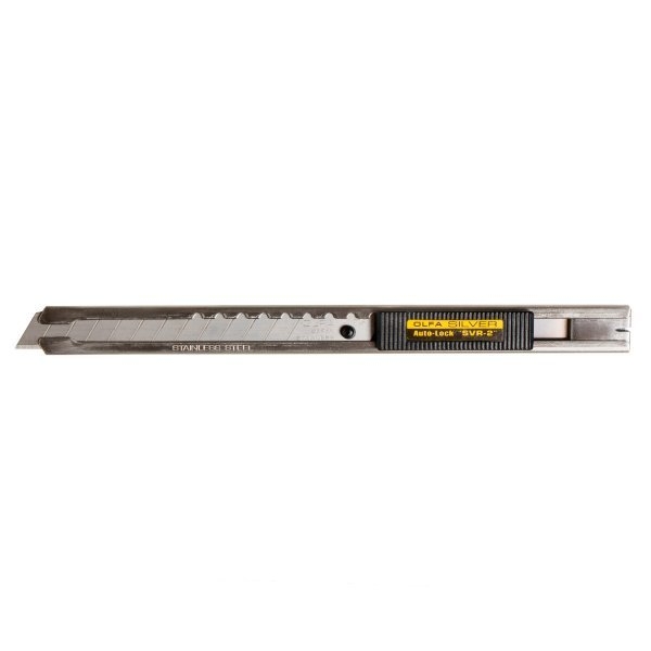 Olfa 9mm Stainless Steel Auto-lock Utility Knife (SVR-2) Olfa Safety Cutting Tools Selangor, Malaysia, Kuala Lumpur (KL), Shah Alam Supplier, Suppliers, Supply, Supplies | Safety Solutions (M) Sdn Bhd