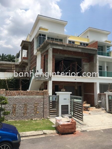 Fencing Wall 3 Storey House  Work In Progress  Johor Bahru (JB), Johor, Skudai Service, Renovation, Construction | Ban Heng Interior Design Sdn Bhd