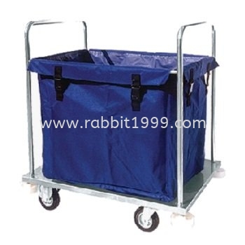 STAINLESS STEEL SOILED LINEN TROLLEY - SLT-505/SS