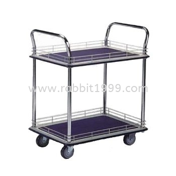 2 SHELF TROLLEY WITH LEDGE - MT-1029 , MT-1030