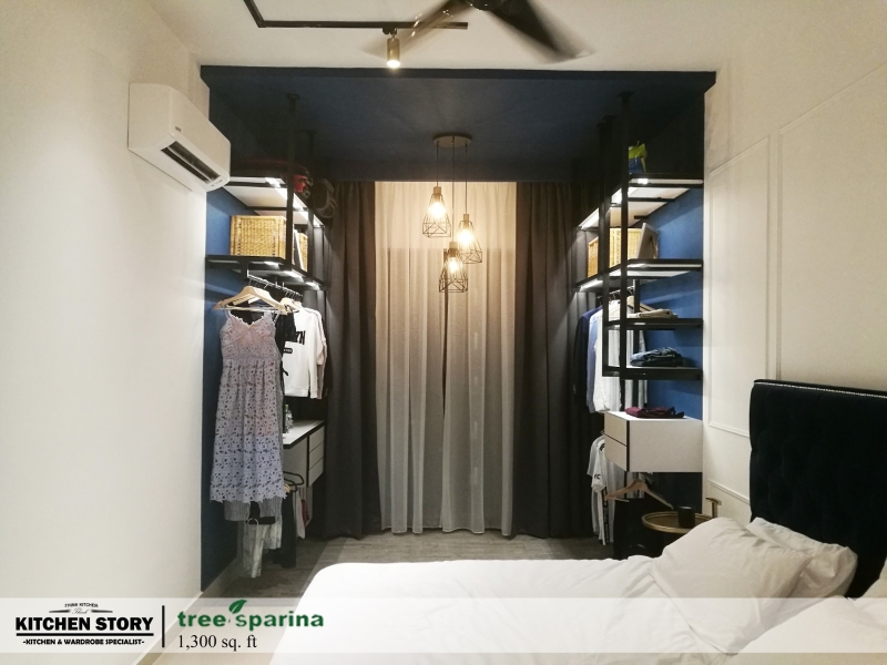 Master Bedroom Interior Design Custom Made Wardrobe Penang