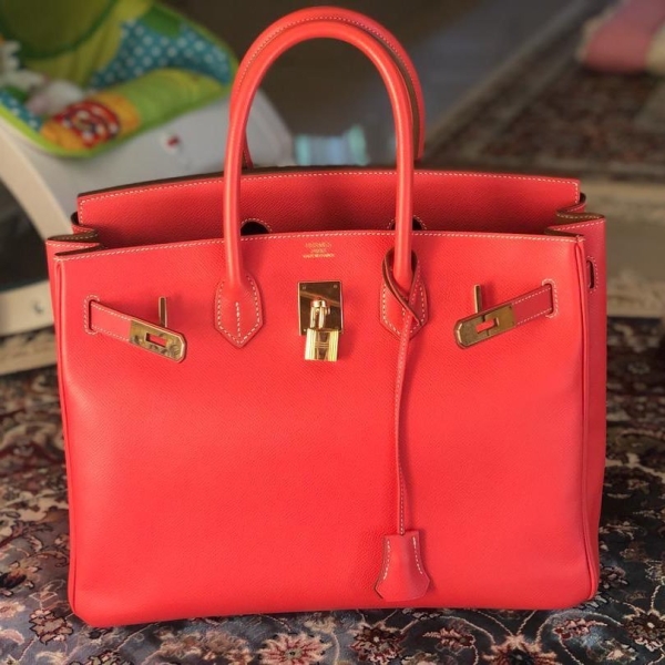 (SOLD) Hermes Birkin 35 Two Tones Rose Jaipur Two with Yellow Interior Epsom Leather GHW Stamp P Hermes Kuala Lumpur (KL), Selangor, Malaysia. Supplier, Retailer, Supplies, Supply | BSG Infinity (M) Sdn Bhd