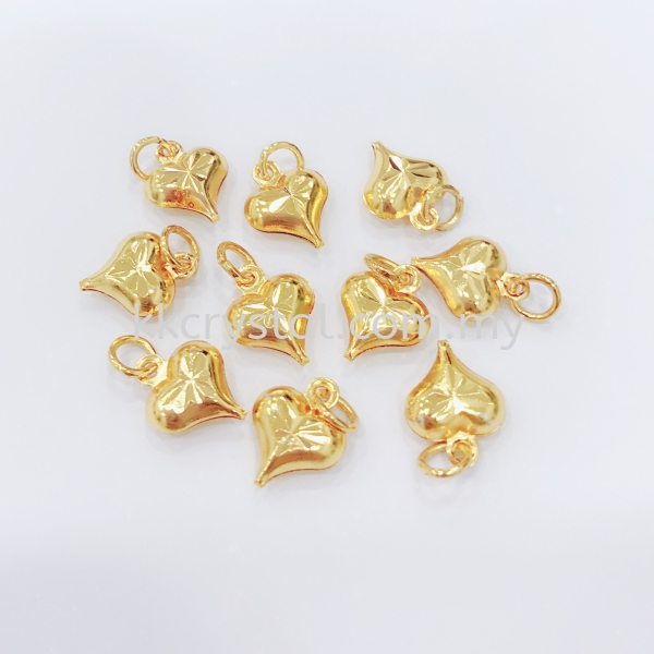 Charm, Love, 8mm, 0283051, White Gold Plated, Gold Plating, 10pcs/pack Charm  Jewelry Findings, White Gold Plating Kuala Lumpur (KL), Malaysia, Selangor, Klang, Kepong Wholesaler, Supplier, Supply, Supplies | K&K Crystal Sdn Bhd