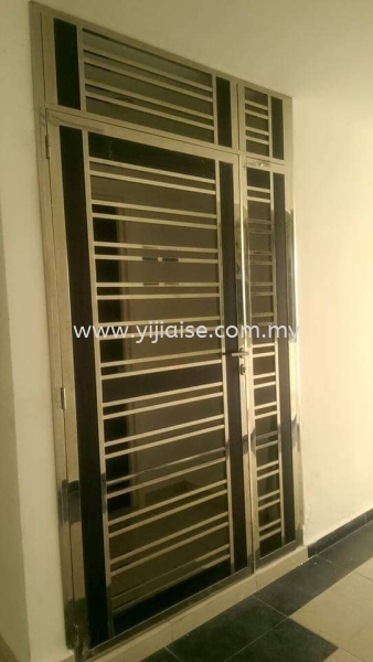 Both Side Open Door Both Side Open Door Door Stainless Steel Works Johor Bahru (JB), Gelang Patah, Malaysia, Taman Pelangi Service, Contractor | Yijia Iron Steel Engineering Sdn Bhd