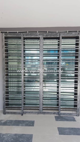 Sliding Door Sliding Door Door Metal Works (Grill) Johor Bahru (JB), Gelang Patah, Malaysia, Taman Pelangi Service, Contractor | Yijia Iron Steel Engineering Sdn Bhd