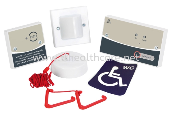 OKU Emegency Disable Toilet Call Bell System wired bathroom Disable Toilet Call Nurse Call System Malaysia, Selangor, Kuala Lumpur (KL) Supplier, Supply, Facilities, Service | EIGHTFOLD SDN BHD