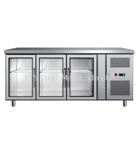 3 GLASS DOOR UNDER COUNTER CHILLER