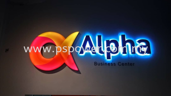 Lettering Signage with LED Back lit LED SIGNAGE SIGNAGE Selangor, Malaysia, Kuala Lumpur (KL), Puchong Manufacturer, Maker, Supplier, Supply | PS Power Signs Sdn Bhd