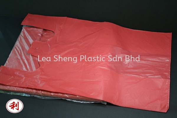 Big Red (13.5+9"x23x0.035mm) Big Size HDPE Plastic Bag Johor Bahru (JB), Malaysia, Skudai Manufacturer, Supplier, Wholesaler, Supply | Lea Sheng Plastic Sdn Bhd