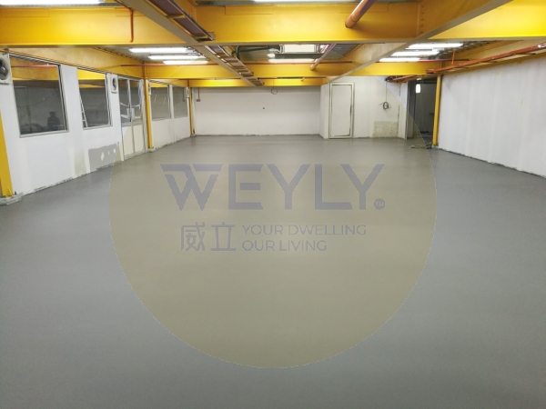  Polyurethane Screed MF Warehouse Flooring Polyurethane Screed MF  Self-Smoothing PU System Heavy Duty Industrial Floor Coatings Penang, Malaysia, Bukit Mertajam Services | WEYLY SDN BHD