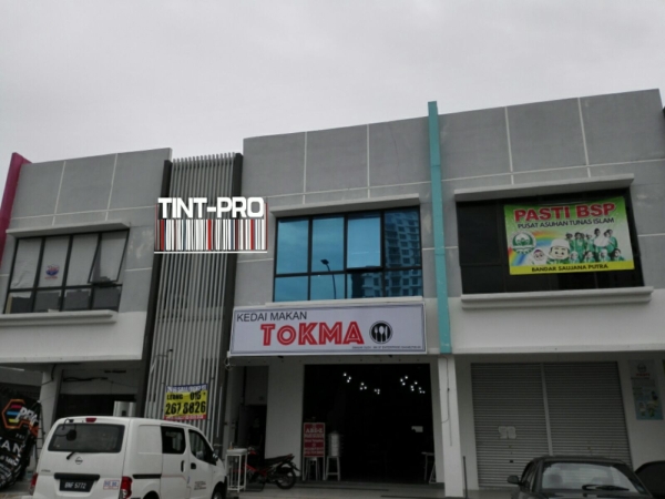 Blue Silver Reflective Window Film  Bdr Saujana Putra Commercial Film Tinted Bangunan Selangor, Malaysia, Kuala Lumpur (KL), Shah Alam Supplier, Supply, Supplies, Installation | Tint Pro Solar Film